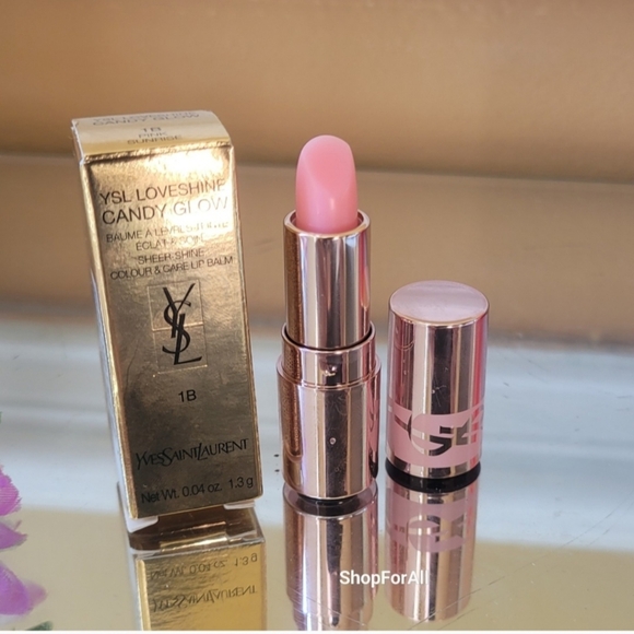 Yves Saint Laurent Gold Lip Balm 1B CANDY GLOW 1.3 G - Picture 1 of 4